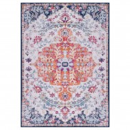 Printed Rug Multicolour 120x160 cm Fabric
