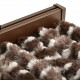Insect Curtain Brown and White 100x220 cm Chenille Insect Curtain Brown and White 100x220 cm Chenille