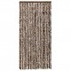 Insect Curtain Brown and White 100x220 cm Chenille Insect Curtain Brown and White 100x220 cm Chenille