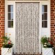 Insect Curtain Taupe and White 90x220 cm Chenille Insect Curtain Taupe and White 90x220 cm Chenille