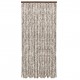 Insect Curtain Taupe and White 90x220 cm Chenille Insect Curtain Taupe and White 90x220 cm Chenille