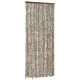 Insect Curtain Taupe and White 90x220 cm Chenille Insect Curtain Taupe and White 90x220 cm Chenille