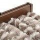 Insect Curtain Taupe and White 90x220 cm Chenille Insect Curtain Taupe and White 90x220 cm Chenille