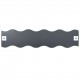 Wall Mirrors 4 pcs 100x23 cm Wave Glass Wall Mirrors 4 pcs 100x23 cm Wave Glass