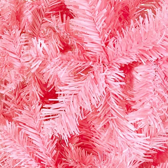 Slim Christmas Tree Pink 240 cm Slim Christmas Tree Pink 240 cm