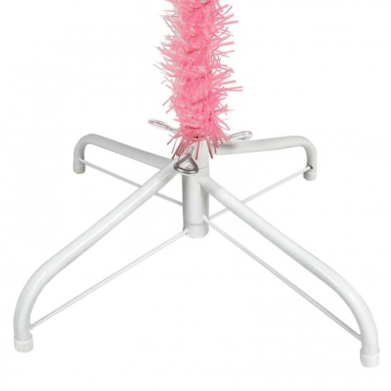 Slim Christmas Tree Pink 240 cm Slim Christmas Tree Pink 240 cm