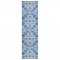 Carpet Runner Blue 80x300 cm