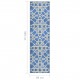 Carpet Runner Blue 80x300 cm Carpet Runner Blue 80x300 cm