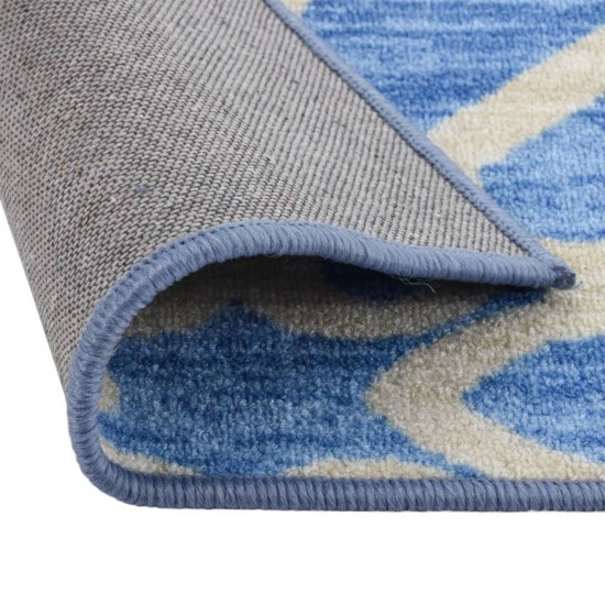 Carpet Runner Blue 80x300 cm Carpet Runner Blue 80x300 cm
