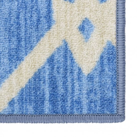 Carpet Runner Blue 80x300 cm Carpet Runner Blue 80x300 cm