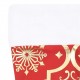 Luxury Christmas Tree Skirt with Sock Red 150 cm Fabric Luxury Christmas Tree Skirt with Sock Red 150 cm Fabric