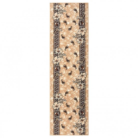 Runner Rug BCF Beige 80x300 cm Runner Rug BCF Beige 80x300 cm