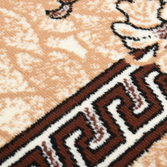 Runner Rug BCF Beige 80x300 cm Runner Rug BCF Beige 80x300 cm
