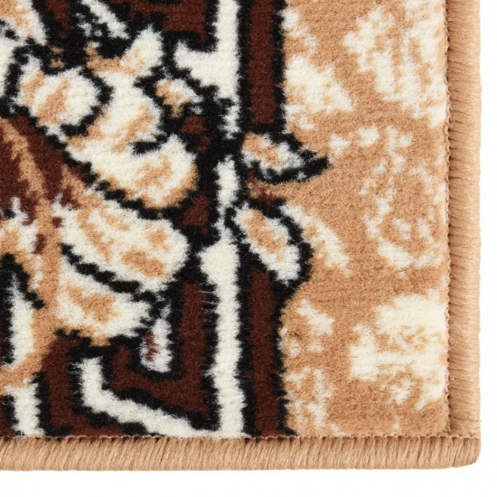 Runner Rug BCF Beige 80x300 cm Runner Rug BCF Beige 80x300 cm