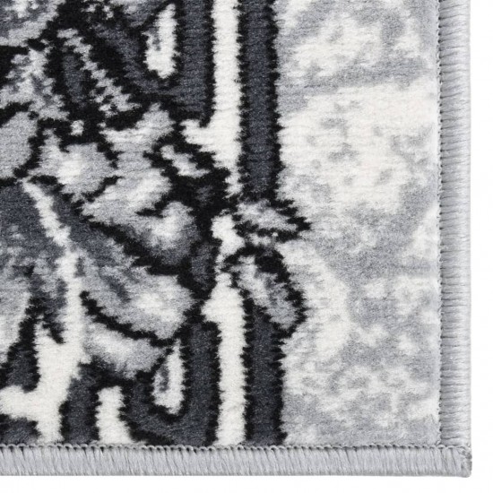 Runner Rug BCF Grey 80x450 cm Runner Rug BCF Grey 80x450 cm