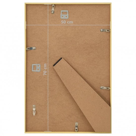 Photo Frames Collage 5 pcs for Wall or Table Gold 50x70 cm MDF Photo Frames Collage 5 pcs for Wall or Table Gold 50x70 cm MDF