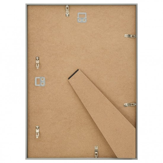 Photo Frames Collage 10pcs for Wall or Table Silver 15x21cm MDF Photo Frames Collage 10pcs for Wall or Table Silver 15x21cm MDF