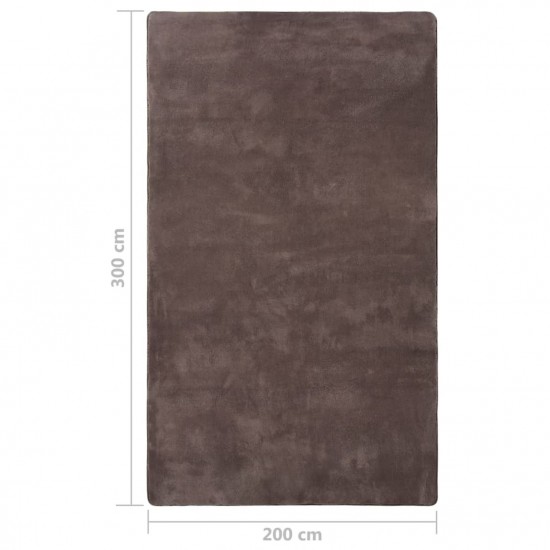 Teddy Rug Taupe 300x200 cm Teddy Rug Taupe 300x200 cm