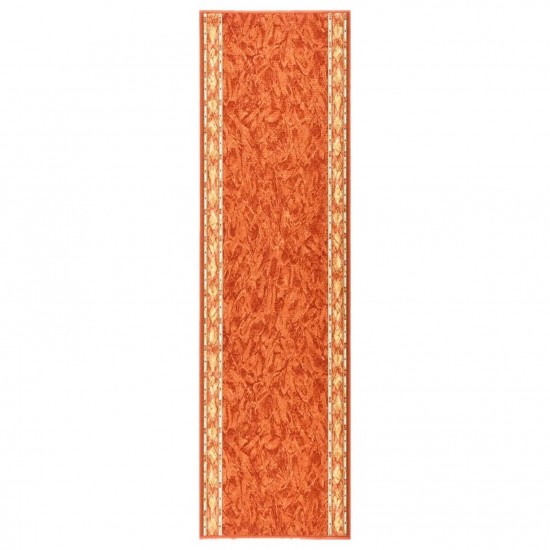 Carpet Runner Terracotta 100x350 cm Anti Slip Carpet Runner Terracotta 100x350 cm Anti Slip