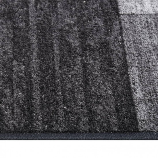 Carpet Runner Anthracite 80x200 cm Anti Slip Carpet Runner Anthracite 80x200 cm Anti Slip