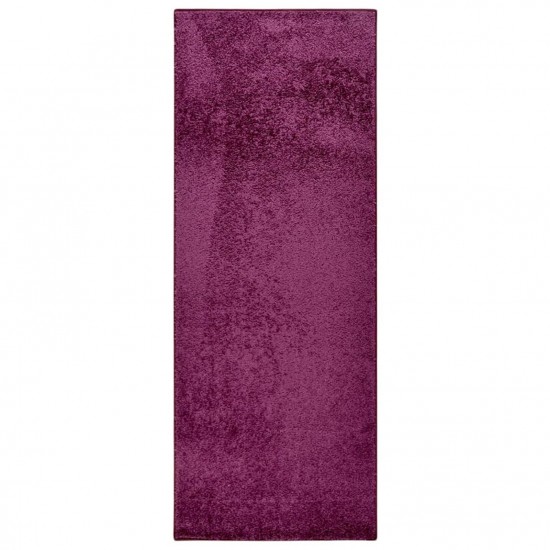 Soft Pile Rug Anti-slip 57x150 cm Purple Soft Pile Rug Anti-slip 57x150 cm Purple