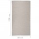 Outdoor Flatweave Rug 80x150 cm Taupe Outdoor Flatweave Rug 80x150 cm Taupe