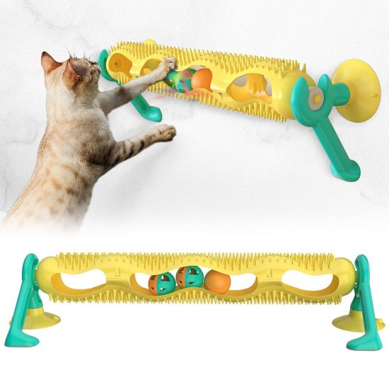 Cat Tracks Cat Toy Pet Interactive Toy Cat Scratching Tickle Toy with Catnip Glowing Balls Cat Tracks Cat Toy Pet Interactive Toy Cat Scratching Tickle Toy with Catnip Glowing Balls
