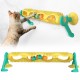 Cat Tracks Cat Toy Pet Interactive Toy Cat Scratching Tickle Toy with Catnip Glowing Balls Cat Tracks Cat Toy Pet Interactive Toy Cat Scratching Tickle Toy with Catnip Glowing Balls