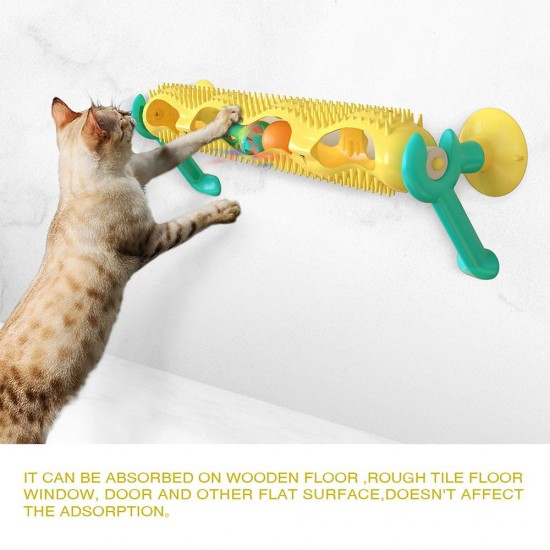Cat Tracks Cat Toy Pet Interactive Toy Cat Scratching Tickle Toy with Catnip Glowing Balls Cat Tracks Cat Toy Pet Interactive Toy Cat Scratching Tickle Toy with Catnip Glowing Balls