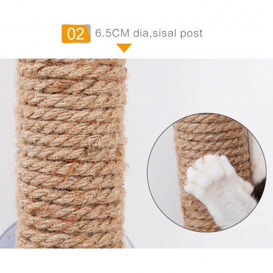 Wall Mounted Scratching Post with Hanging Ball Toy Cat Scratcher Cat Climbing Scratching Toy for Cats Playing Alone Wall Mounted Scratching Post with Hanging Ball Toy Cat Scratcher Cat Climbing Scratching Toy for Cats Playing Alone
