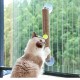 Wall Mounted Scratching Post with Hanging Ball Toy Cat Scratcher Cat Climbing Scratching Toy for Cats Playing Alone Wall Mounted Scratching Post with Hanging Ball Toy Cat Scratcher Cat Climbing Scratching Toy for Cats Playing Alone