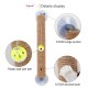 Wall Mounted Scratching Post with Hanging Ball Toy Cat Scratcher Cat Climbing Scratching Toy for Cats Playing Alone Wall Mounted Scratching Post with Hanging Ball Toy Cat Scratcher Cat Climbing Scratching Toy for Cats Playing Alone