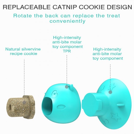 Cat Catnip Toys Interactive Cat Toy Licking Treats Toys Pig Nose Shape for Cats Teeth Cleaning Chewing Playing Cat Catnip Toys Interactive Cat Toy Licking Treats Toys Pig Nose Shape for Cats Teeth Cleaning Chewing Playing