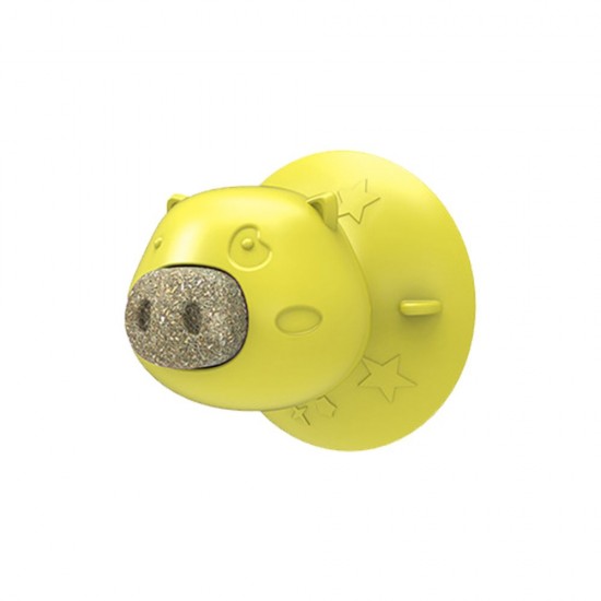 Cat Catnip Toys Interactive Cat Toy Licking Treats Toys Pig Nose Shape for Cats Teeth Cleaning Chewing Playing Cat Catnip Toys Interactive Cat Toy Licking Treats Toys Pig Nose Shape for Cats Teeth Cleaning Chewing Playing