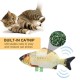 Electric USB Charging Simulation Fish Cat Toy Funny Interactive Pets Cats Catnip Toys for Cat Kitty Kitten-Perfect for Biting Chewing Kicking Electric USB Charging Simulation Fish Cat Toy Funny Interactive Pets Cats Catnip Toys for Cat Kitty Kitten-Perfect for Biting Chewing Kicking