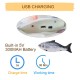 Electric USB Charging Simulation Fish Cat Toy Funny Interactive Pets Cats Catnip Toys for Cat Kitty Kitten-Perfect for Biting Chewing Kicking Electric USB Charging Simulation Fish Cat Toy Funny Interactive Pets Cats Catnip Toys for Cat Kitty Kitten-Perfect for Biting Chewing Kicking