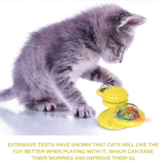 Rotated Windmill Toy Pet Friction Tools Lighting Playing Rotary Toy Rotated Windmill Toy Pet Friction Tools Lighting Playing Rotary Toy