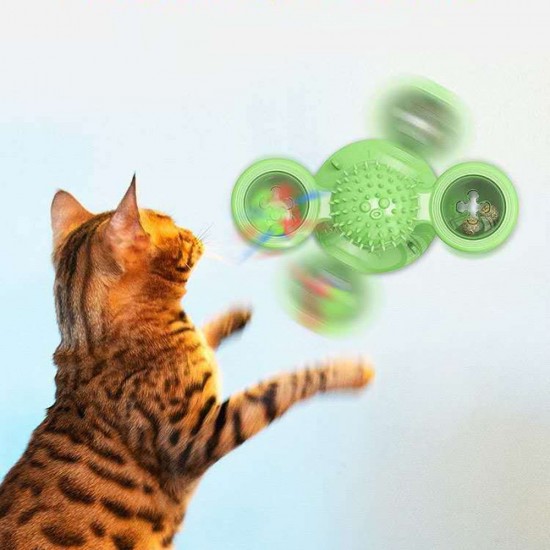 Rotated Windmill Toy Pet Friction Tools Lighting Playing Rotary Toy Rotated Windmill Toy Pet Friction Tools Lighting Playing Rotary Toy