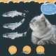 Electric Moving Kicker Simulation Fish Toy Cat USB Charging Realistic Flopping Fish, Wiggle Fish Catnip Toys for Cat Kitty Biting Chewing Kicking Electric Moving Kicker Simulation Fish Toy Cat USB Charging Realistic Flopping Fish, Wiggle Fish Catnip Toys for Cat Kitty Biting Chewing Kicking