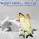 Electric Moving Kicker Simulation Fish Toy Cat USB Charging Realistic Flopping Fish, Wiggle Fish Catnip Toys for Cat Kitty Biting Chewing Kicking Electric Moving Kicker Simulation Fish Toy Cat USB Charging Realistic Flopping Fish, Wiggle Fish Catnip Toys for Cat Kitty Biting Chewing Kicking