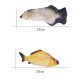 Electric Moving Kicker Simulation Fish Toy Cat USB Charging Realistic Flopping Fish, Wiggle Fish Catnip Toys for Cat Kitty Biting Chewing Kicking Electric Moving Kicker Simulation Fish Toy Cat USB Charging Realistic Flopping Fish, Wiggle Fish Catnip Toys for Cat Kitty Biting Chewing Kicking