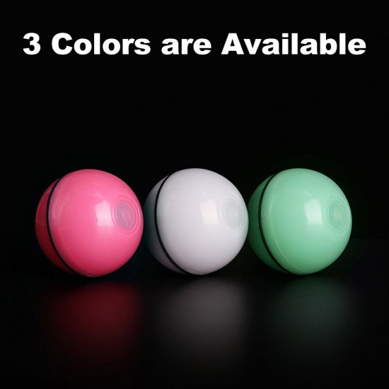 Smart Interactive Cat Toy Ball, Automatic Rolling Ball, USB Rechargeable Cat Light Toy, 360 Degree Self Rotating Ball for Pet Cat Dog, LED Lighting Cat Exercise Chaser Toy Smart Interactive Cat Toy Ball, Automatic Rolling Ball, USB Rechargeable Cat Light Toy, 360 Degree Self Rotating Ball for Pet Cat Dog, LED Lighting Cat Exercise Chaser Toy