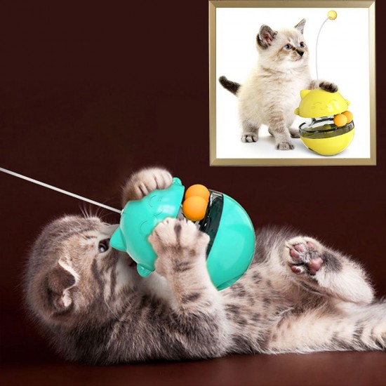 Cat Food Dispensing Ball Cat Tracks Tumbler Treat Ball Cat Feeder Circle Track with Moving Balls for Cat Pet Cat Food Dispensing Ball Cat Tracks Tumbler Treat Ball Cat Feeder Circle Track with Moving Balls for Cat Pet