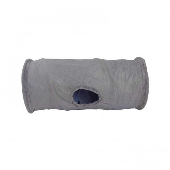 Pet Collapsible Cat Tunnel, Cat Toys Play Tunnel Durable Suede Pet Crinkle Tunnel with Ball, 130*30cm Pet Collapsible Cat Tunnel, Cat Toys Play Tunnel Durable Suede Pet Crinkle Tunnel with Ball, 130*30cm