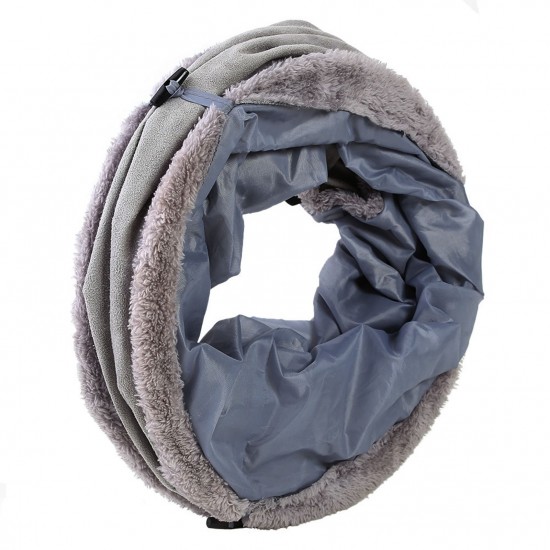 Pet Collapsible Cat Tunnel, Cat Toys Play Tunnel Durable Suede Pet Crinkle Tunnel with Ball, 130*30cm Pet Collapsible Cat Tunnel, Cat Toys Play Tunnel Durable Suede Pet Crinkle Tunnel with Ball, 130*30cm