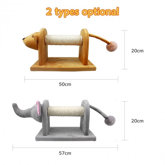 Cat Scratching Post Sisal-Covered Scratch Posts and Pads with Play Ball Durable Cat Scratcher Pole for Kittens and Cats Cat Scratching Post Sisal-Covered Scratch Posts and Pads with Play Ball Durable Cat Scratcher Pole for Kittens and Cats