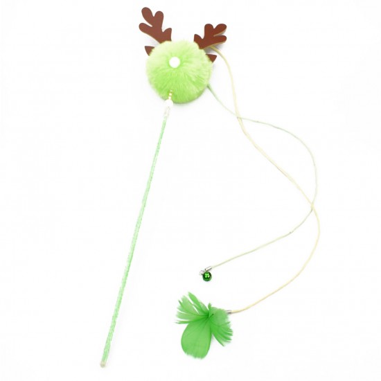 Cat Interactive Stick with Balls Bells Feather Wand for Cat Teaser Catcher Exercise Playing Toys Pet Supplies Cat Interactive Stick with Balls Bells Feather Wand for Cat Teaser Catcher Exercise Playing Toys Pet Supplies