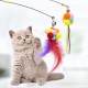 Cat Interactive Stick with Balls Bells Feather Wand for Cat Teaser Catcher Exercise Playing Fun Toys Pet Supplies Cat Interactive Stick with Balls Bells Feather Wand for Cat Teaser Catcher Exercise Playing Fun Toys Pet Supplies