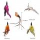Interactive Cat Feather Toys Retractable Cat Charmer Wand and 5PCS Teaser Refills Worm Bird Feathers Cat Toys for Indoor and Outdoor Cats Kitten Play Chase Exercise Interactive Cat Feather Toys Retractable Cat Charmer Wand and 5PCS Teaser Refills Worm Bird Feathers Cat Toys for Indoor and Outdoor Cats Kitten Play Chase Exercise