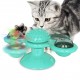 Interactive Windmill Cat Toys with Catnip : Cat Toys for Indoor Cats Funny Kitten Toys with LED Light Ball Suction Cup‖Cat Nip Toy for Cat chew Exercise Interactive Windmill Cat Toys with Catnip : Cat Toys for Indoor Cats Funny Kitten Toys with LED Light Ball Suction Cup‖Cat Nip Toy for Cat chew Exercise